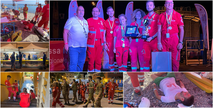 Imperia, gara di primo soccorso: la Croce Rossa spezzina vince il titolo regionale (foto)