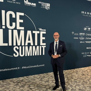 Il vicesindaco di Imperia Giuseppe Fossati relatore al Nice Climate Summit di Nizza