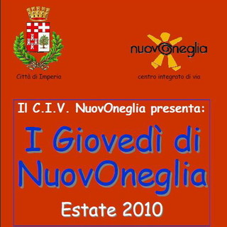 Imperia: ritornano anche quest'anno i &quot;Giovedì di NuovOneglia&quot;