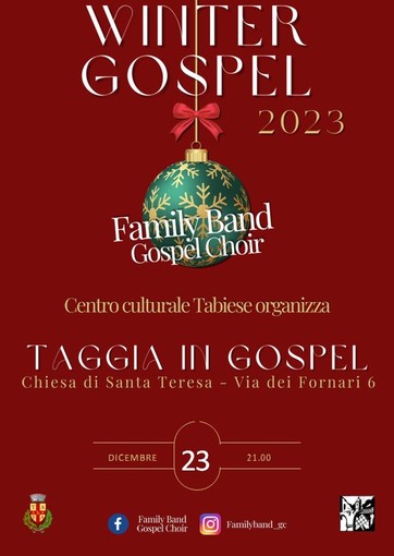 'Taggia in Gospel', un concerto della 'Family Band Gospel Choir' nella Chiesa di Santa Teresa