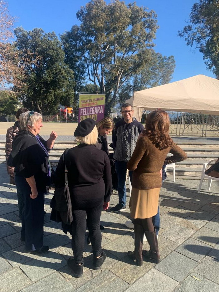 Visita alla frazione di Bussana della lista 'GenerazioneSanremo' del candidato Fellegara