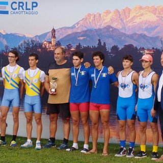 Medaglia di bronzo ai Campionati Italiani di Società under 18 per i gemelli Strazzulla della Canottieri Sanremo