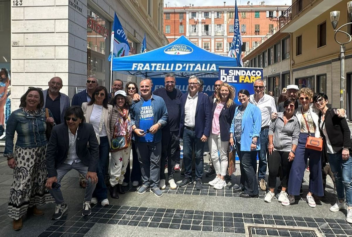 Sanremo: domani pomeriggio in via Escoffier il gazebo informativo di Fratelli d'Italia per le Regionali