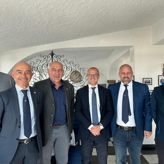 Visita istituzionale a Sanremo del Presidente della Federazione Canottaggio Giuseppe Abbagnale, anche componente del CONI nazionale