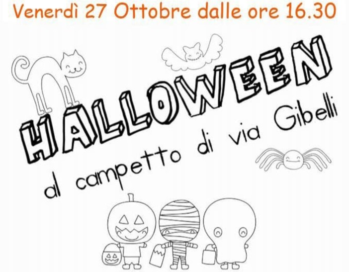 Halloween al campetto di via Gibelli, la festa organizzata dall’Associazione Genitori attivi