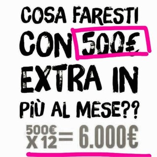 Sei in cerca di un Guadagno Extra? Cerchiamo collaboratori per attività imprenditoriale, anche prima esperienza