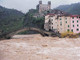 Il fiume Nervia in piena