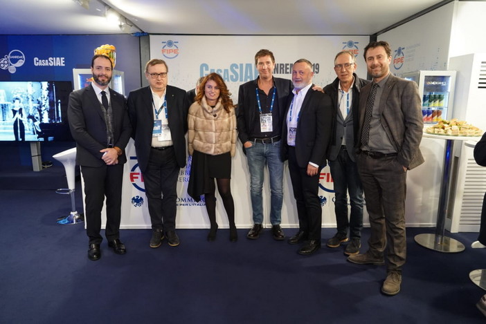 #Sanremo2019: delegazione nazionale di Fipe-Confcommercio all’inaugurazione della ‘casa di vetro’ Siae