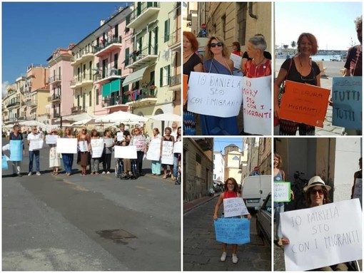 Anche a Imperia l'iniziativa &quot;Io sto con i migranti&quot;. &quot;No alle politiche del governo, staremo sempre con gli ultimi&quot; (Foto e Video)