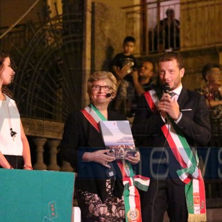 Il sindaco di Ventimiglia Enrico Ioculano ha ricevuto la cittadinanza onoraria a Santa Cristina d’Aspromonte (RC)