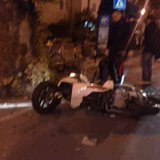 Sanremo: incidente in corso Orazio Raimondo, 40enne in scooter ferito