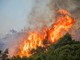 Incendio a Carpasio, fiamme in una zona impervia di macchia mediterranea