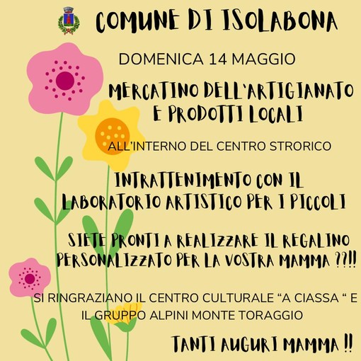 Isoabona: domani grande festa dedicata alla Mamma