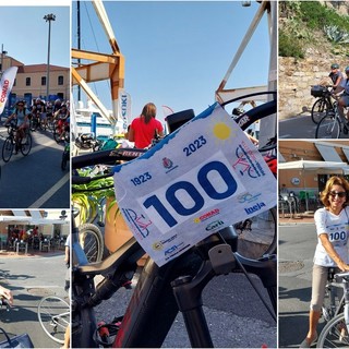 Imperia in bicicletta, la speciale edizione dedicata al Centenario della città (foto e video)