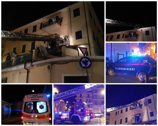 Imperia: principio di incendio di una canna fumaria alla Fondura. Sul posto Vigili del Fuoco e Carabinieri (foto e video)