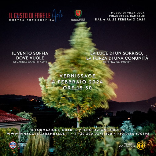 Sanremo: domani vernissage della mostra fotografica ‘Il g(i)usto di fare le Acli’ al Museo di Villa Luca
