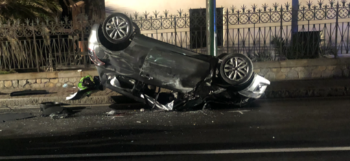 L'incidente di sabato notte a Bordighera