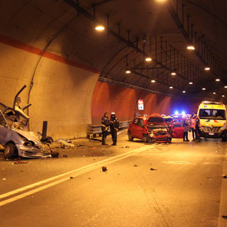 Il luogo dell'incidente in Aurelia Bis