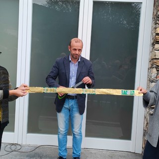 Inaugurato a Chiusanico presso l'Antica azienda Raineri il &quot;Frantoio per passanti&quot; (foto e video)