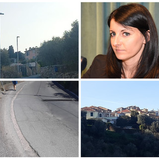 Imperia, dopo le proteste nuova illuminazione sulla strada per Poggi. D’Agostino: “Prevista la riasfaltatura”