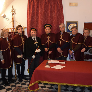 Sanremo: riunita la XII Assise degli Accademici della Pigna, Gerson Maceri ammesso tra i ranghi dell’esclusivo sodalizio (foto)