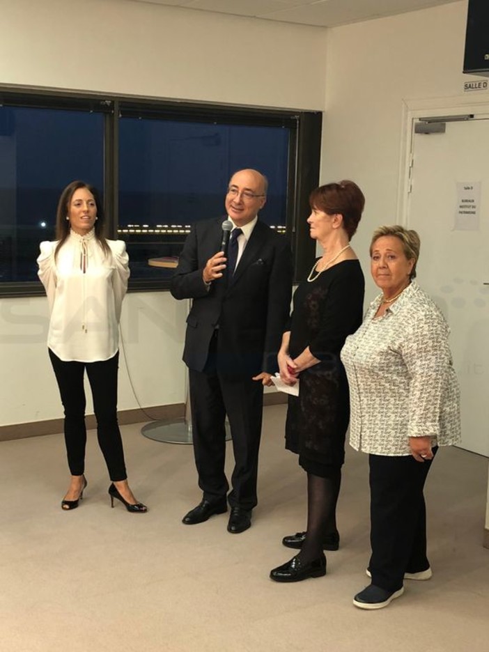 Monaco: l'Ambasciatore d'Italia Cristiano Gallo inaugura la mostra “L’immagine della parola: una visione fluttuante”