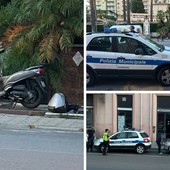 Sanremo, scontro tra auto e moto in piazza Cesare Battisti: un ragazzo trasportato in codice giallo