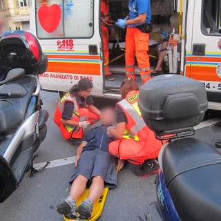 Sanremo: incidente al rondò Garibaldi, tre persone ferite lievemente