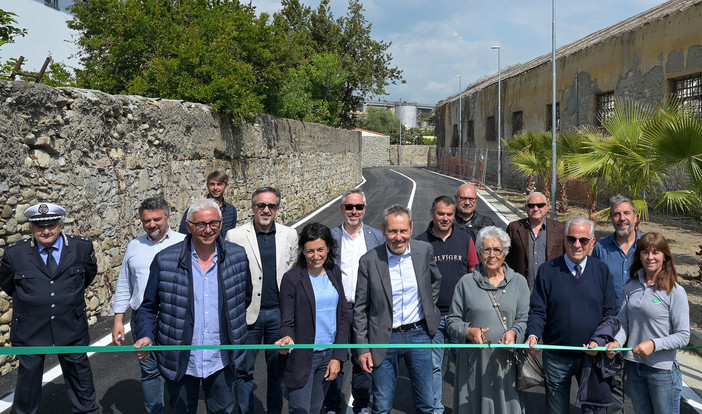 Inaugurata a Imperia la nuova bretella tra via Littardi e il complesso Cala del Sole