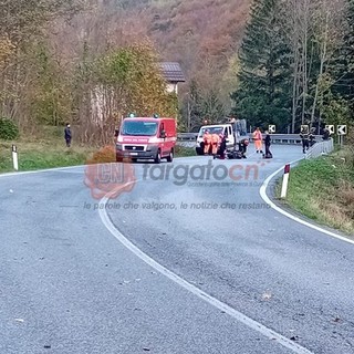 Incidente sulla statale 28 tra Ormea e Ponte di Nava: grave moto ciclista ventenne