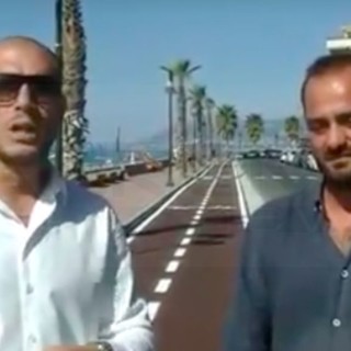 Ventimiglia: il Sindaco Ioculano e l'Assessore Campagna sulla nuovo tratto di pista ciclabile “Siamo estremamente contenti”