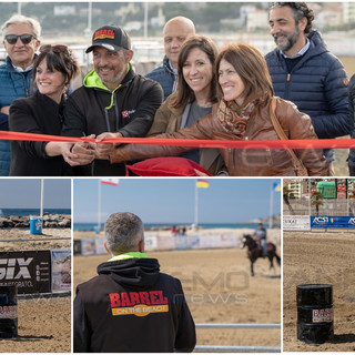 Taglio del nastro per &quot;Barrel on the beach&quot; ad Arma di Taggia: ultimo giorno di prove, da domani via alle gare (foto e video)