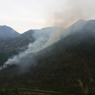 Diversi gli interventi dei Vigili del Fuoco e del Corpo Forestale dello Stato per gli incendi boschivi in provincia