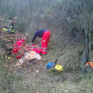 Dolceacqua: confermata la frattura ad una caviglia per il 38enne cacciatore caduto oggi nei boschi