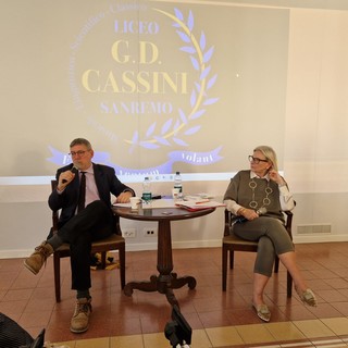 Sanrmo, incontro al Liceo Cassini con il professor Manlio Graziano (foto)