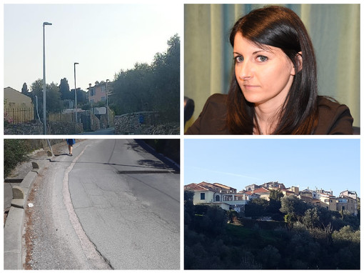 Imperia, dopo le proteste nuova illuminazione sulla strada per Poggi. D’Agostino: “Prevista la riasfaltatura”