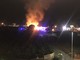 Incendio alla Ciesse Flowers di Taggia: camion avvolti e distrutti dalle fiamme (foto e video)
