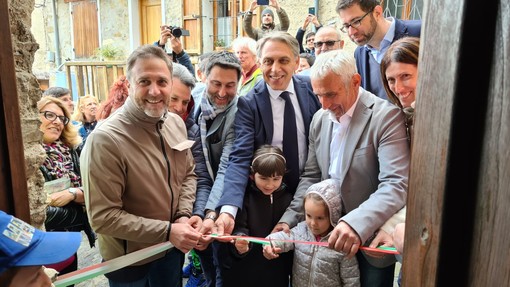 Evento unico a Mendatica, doppia inaugurazione made Parco Alpi Liguri: &quot;Turismo ecosostenibile e grande sensibilità ambientale&quot; (foto)