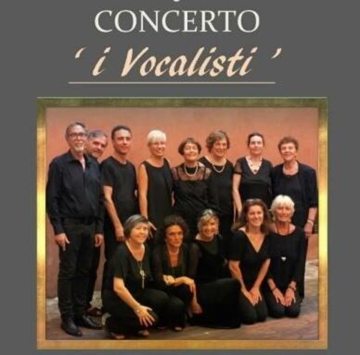 Imperia: il 6 gennaio il concerto de &quot;I Vocalisti&quot; all'Oratorio della chiesa di Santa Caterina