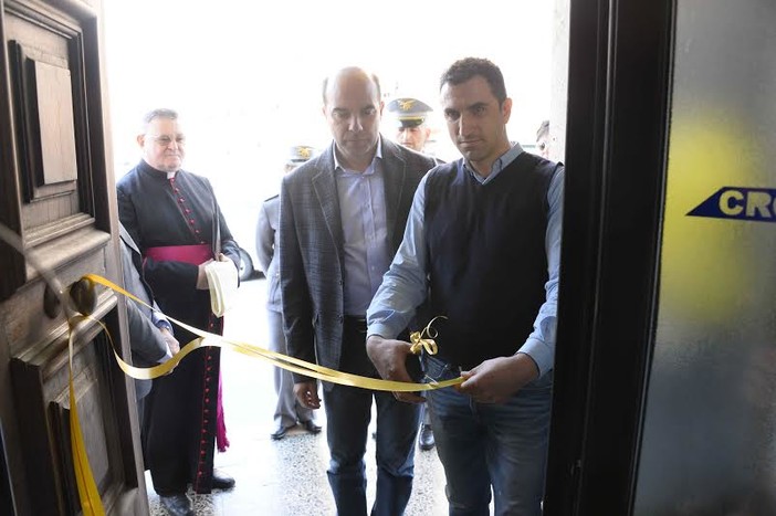 Imperia: inaugurata questa mattina la nuova sede della Croce d'oro di Cervo, in piazza Calvi