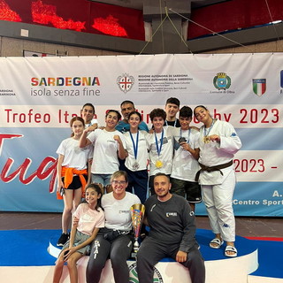 Weekend di grandi soddisfazioni per il Judo Sanremo Kumiai al Trofeo Italia Under 15 in Sardegna