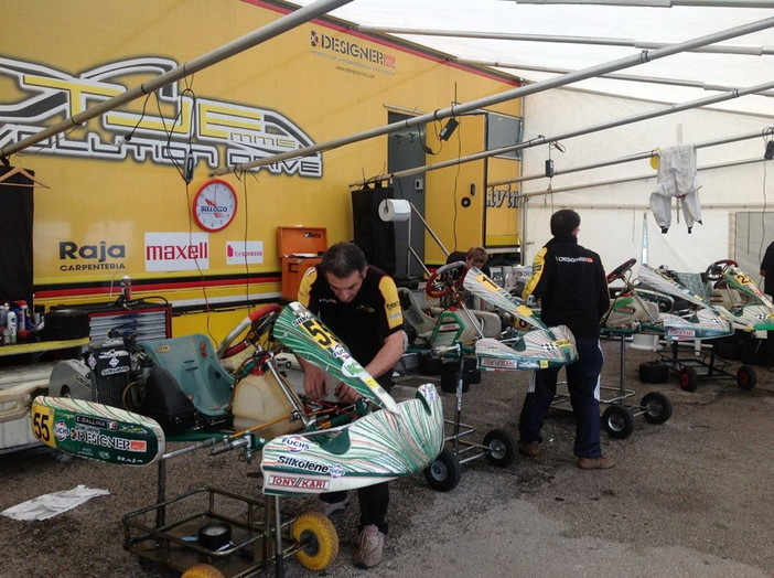 Go Kart: il sanremese Kevin Liguori ed Erica Gallina in pista a Sarno