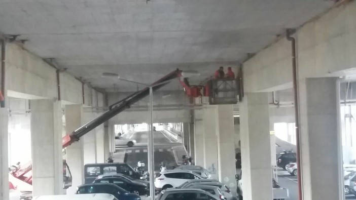 Imperia: lavori in corso al parcheggio della stazione contro l'allagamento dovuto alla pioggia