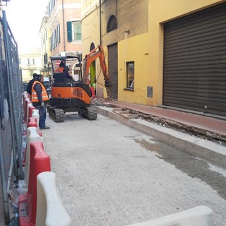 Imperia: potrebbe terminare entro fine febbraio la prima parte dei lavori di pedonalizzazione di via Cascione