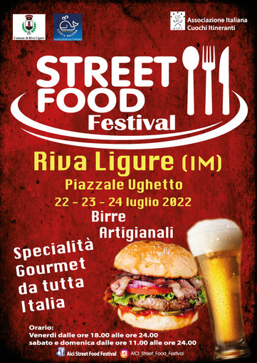 Riva Ligure, arriva lo Street food festival dal 22 al 24 luglio