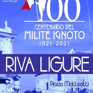 Riva Ligure, il 4 novembre evento in piazza Matteotti per celebrare la festa dell’Unità Nazionale e il centenario del Milite Ignoto