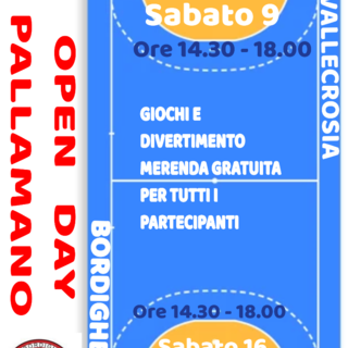 A settembre gli Open Day di pallamano con la ABC Bordighera