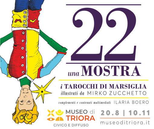Il 20 agosto arriva al museo di Triora &quot;22, una mostra: i tarocchi di Marsiglia illustrati da Mirko Zucchetto&quot;
