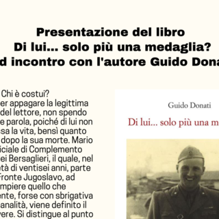 Sanremo al Floriserum la presentazione del libro di Guido Donati 'Di lui'.. Solo più una medaglia?'