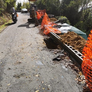 Sanremo: sono iniziati i lavori per la riapertura della strada per San Romolo